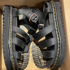 Dr. Martens Air Wair Leather Strap Sandals size 10 women’s barely worn with Box
